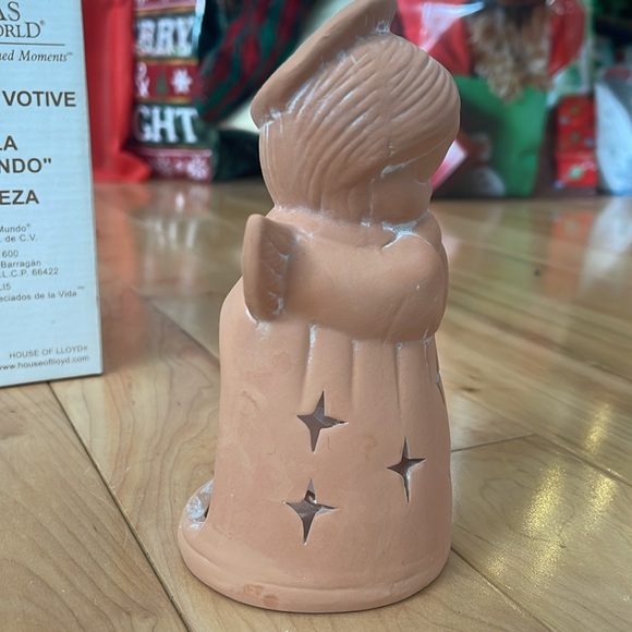 House of Lloyd Christmas Around World Praying Angel Terra Cotta Votive Candle - Picture 5 of 9